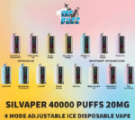 Silvaper 40000 Puffs 20MG 4 Mode Adjustable Ice Disposable Vape - Image 2