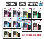 VAPES BARS GHOST GALAXY 25000 PUFFS 20MG NICOTINE - Image 2