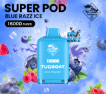 Tugboat Super 16000 Pod Cartridges 5%Nicotine Disposable Vape - Image 3