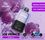 Geek Bar Ice Prince Upto 50000 Puffs 50mg Nicotine Disposable - Image 5
