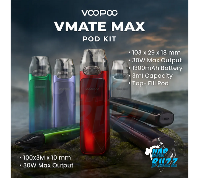 VOOPOO Vmate Max Pod Kit 1200mAh In Dubai VOOPOO Vmate Max Pod Kit 1200mAh In Dubai