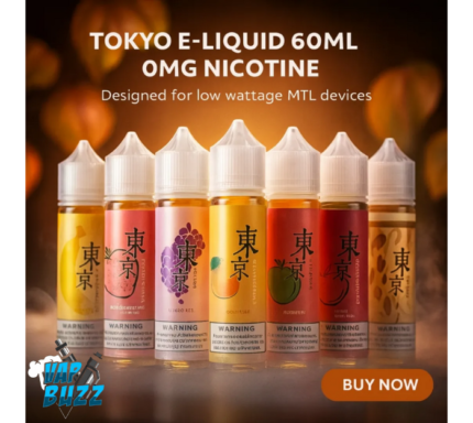 Tokyo E-liquid 60ml 0mg Nicotine In UAE