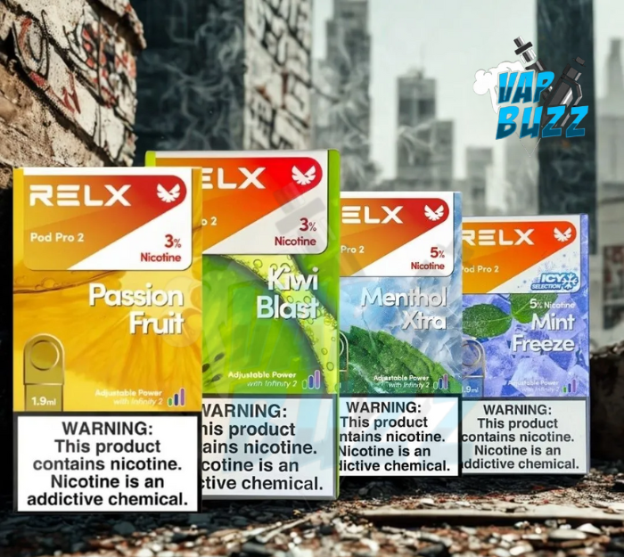 RELX Pod Pro 2 Pods 1.9ml In UAE RELX Pod Pro 2 Pods 1.9ml In UAE