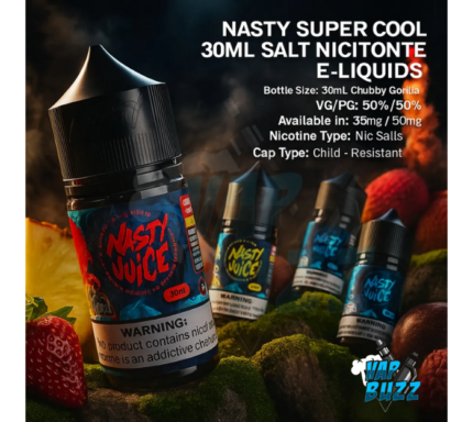 Nasty Super Cool 30ml Salt Nicotine E-Liquids 35mg and 50mg In Dubai