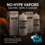 No Hype Vapors Saltnic 30ml E-Liquid In Dubai