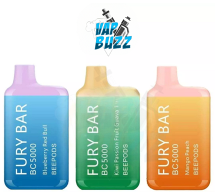 Fury bar Bee Pods 50MG 5000 puff disposable Vape