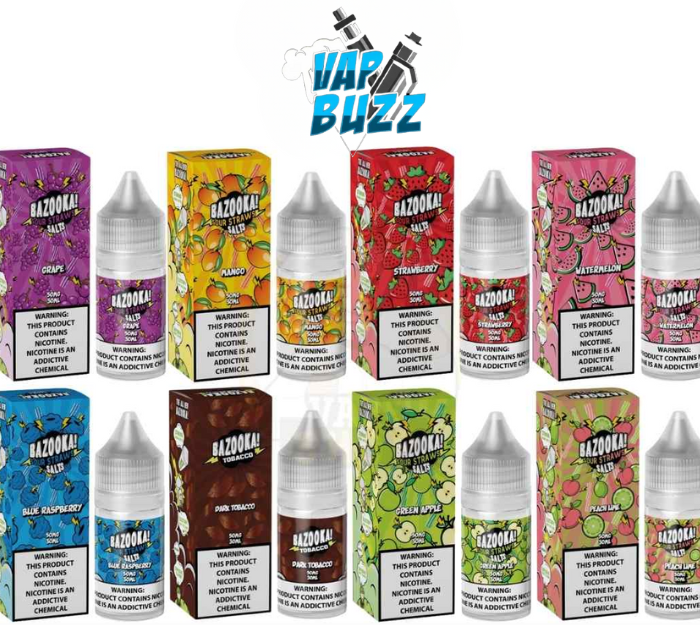 BAZOOKA Salt Nicotine 30ml Vape Juice 25MG & 50MG E-Liquid in Dubai, UAE