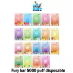 Fury bar Bee Pods 50MG 5000 puff disposable Vape
