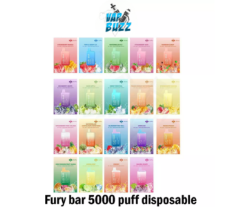 Fury bar Bee Pods 50MG 5000 puff disposable Vape