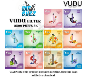 VUDU Filter 2500 Puffs 5% Disposable Buy in UAE Dubai Vape Shop