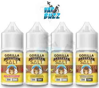 GORILLA CUSTARD Salt Nicotine 30ml Vape Juice 30mg & 50mg E-Liquid in Dubai, UAE