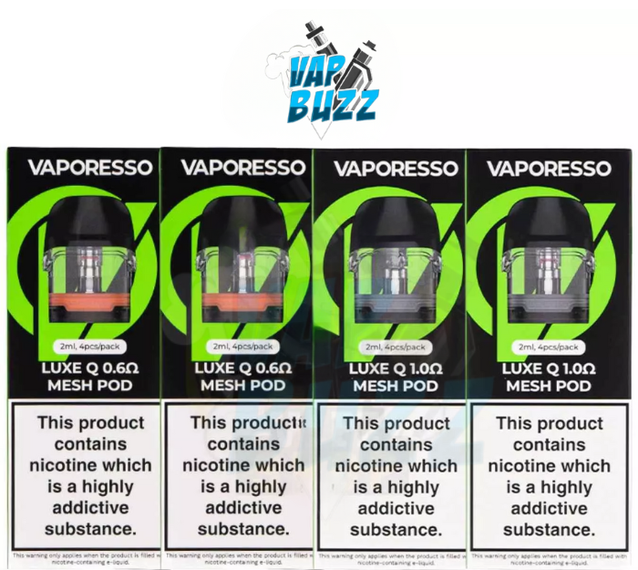 VAPORESSO Luxe QS Pods 2ml Replacement Pod Cartridge in Dubai, UAE VAPORESSO Luxe QS Pods 2ml Replacement Pod Cartridge in Dubai, UAE