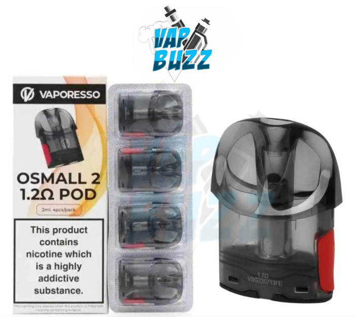 VAPORESSO Osmall 2 Replacement Pod Cartridge (4 PCS) in Dubai, UAE VAPORESSO Osmall 2 Replacement Pod Cartridge (4 PCS) in Dubai, UAE