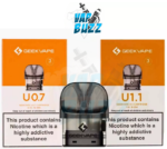 GEEKVAPE U Pods 0.7ohm, 1.1ohm Pod Cartridge 2ml Replacement Pod in Dubai, UAE – 3 PCS Per Pack - Image 3