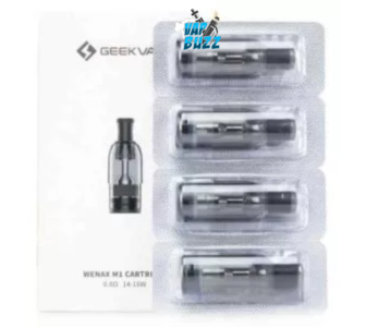GEEKVAPE Wenax M1 Pods 0.8ohm, 1.2ohm Pod Cartridge 2ml Replacement Pod in Dubai, UAE – 4 PCS Per Pack